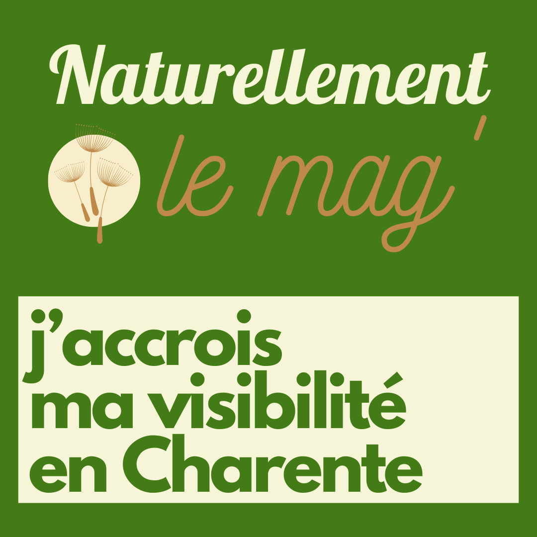 Encart publicitaire dans le magazine Naturellement Le Mag'