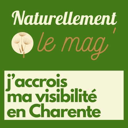 Encart publicitaire dans le magazine Naturellement Le Mag'