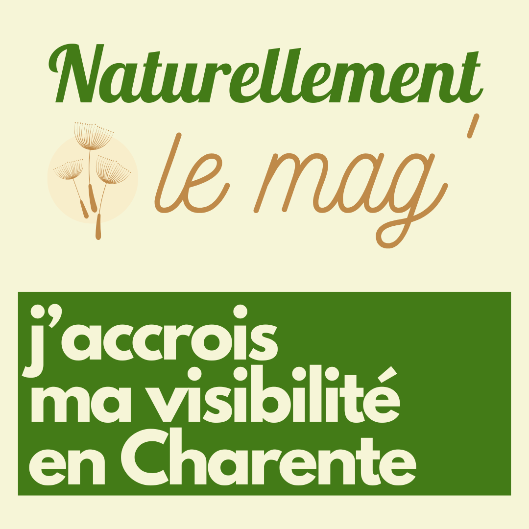 Encart publicitaire dans le magazine Naturellement Le Mag'